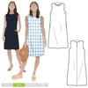 June Sheath Dress Multi-Size Sewing Pattern - hard copy-Sewing Patterns-Style Arc-10-22-de Linum