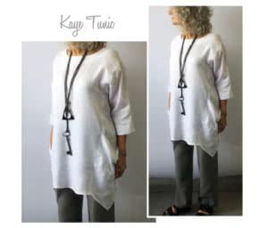 Kaye Tunic Multi-Size Sewing Pattern - hard copy