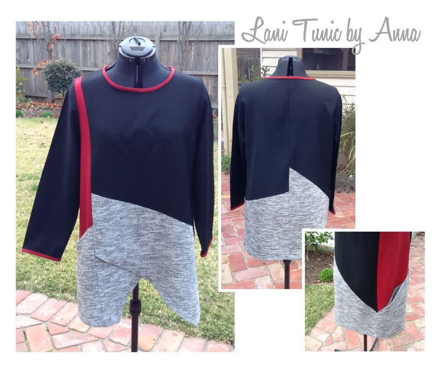 Lani Woven Tunic Multi-Size Sewing Pattern - hard copy