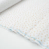 Little Leaf Print 100% Linen Fabric
