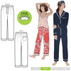 Loungewear PJ Pant Multi-Size Sewing Pattern - hard copy-Sewing Patterns-Style Arc-4-16-de Linum