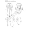 Mimi G Misses'/Miss Petite Shirtdress Multi-Size Sewing Pattern