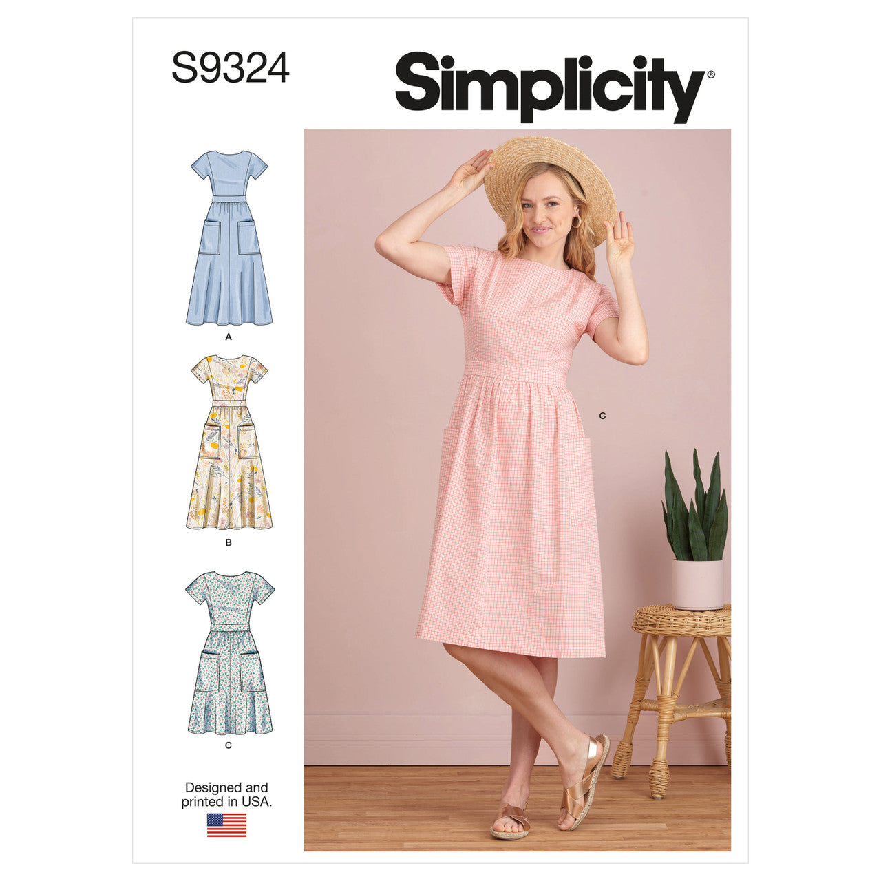 Misses' Dresses S9324 Multi-Size Sewing Pattern