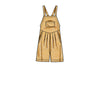 Misses' Overall with Shaped Raised Waist and Back Ties Multi-Size Sewing Pattern