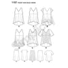 Misses' Tops with Fabric Variations  S1107 Multi-Size Sewing Pattern