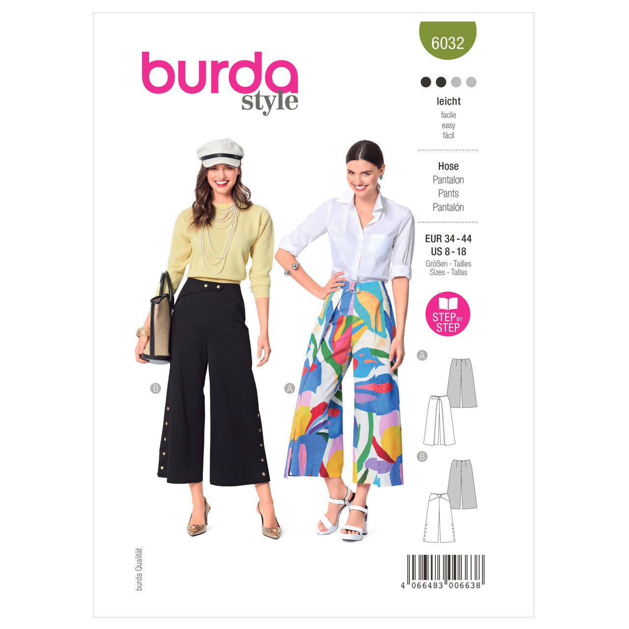 Misses' Trousers Multi-Size Sewing Pattern