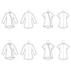 Misses' & Women's Button Front Shirt Sewing Pattern