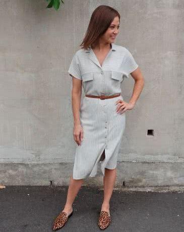 Monty Shirt And Dress Multi-Size Sewing Pattern - hard copy