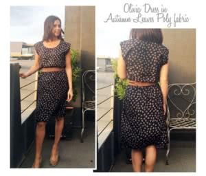 Olivia Dress Multi-Size Sewing Pattern - hard copy