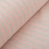 Peach Sorbet Stripe 100% Linen Fabric
