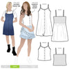 Penny Teens Dress Top Multi-Size Sewing Pattern - hard copy