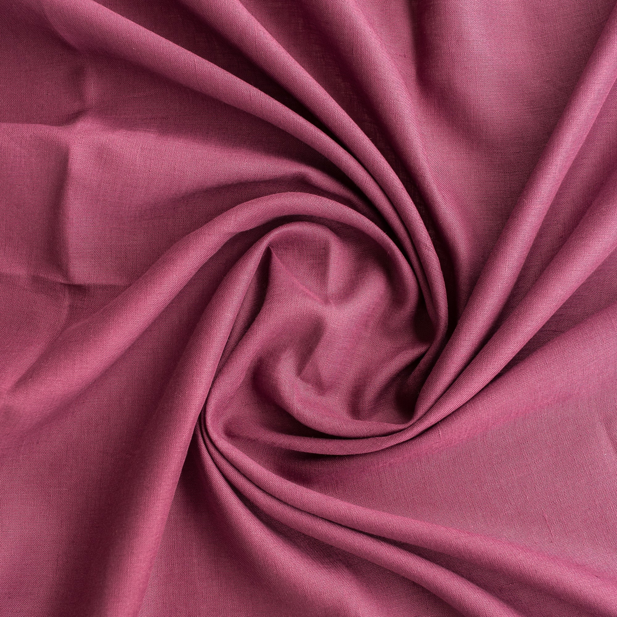 Plain Plum 100% Linen Fabric