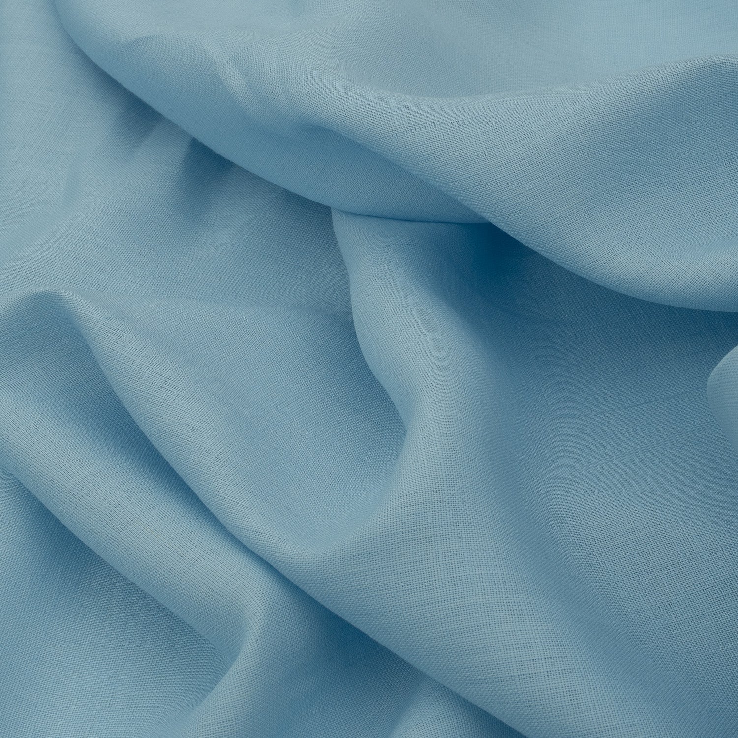 Powder Blue 100% Linen Fabric