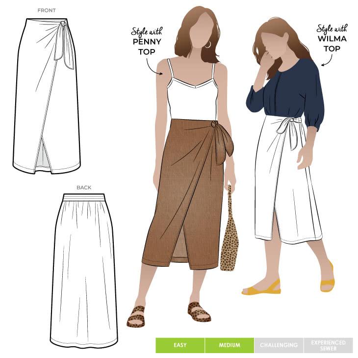 White Floral Midi Skirt  Midi Wrap Skirt  Wrap Skirt Set  Lulus