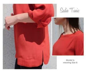Sadie Tunic Multi-Size Sewing Pattern - hard copy