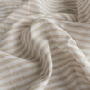 Sandalwood Stripes 100% Linen Fabric