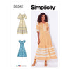 Simplicity S9542 Misses' Dresses Multi-Size Sewing Pattern