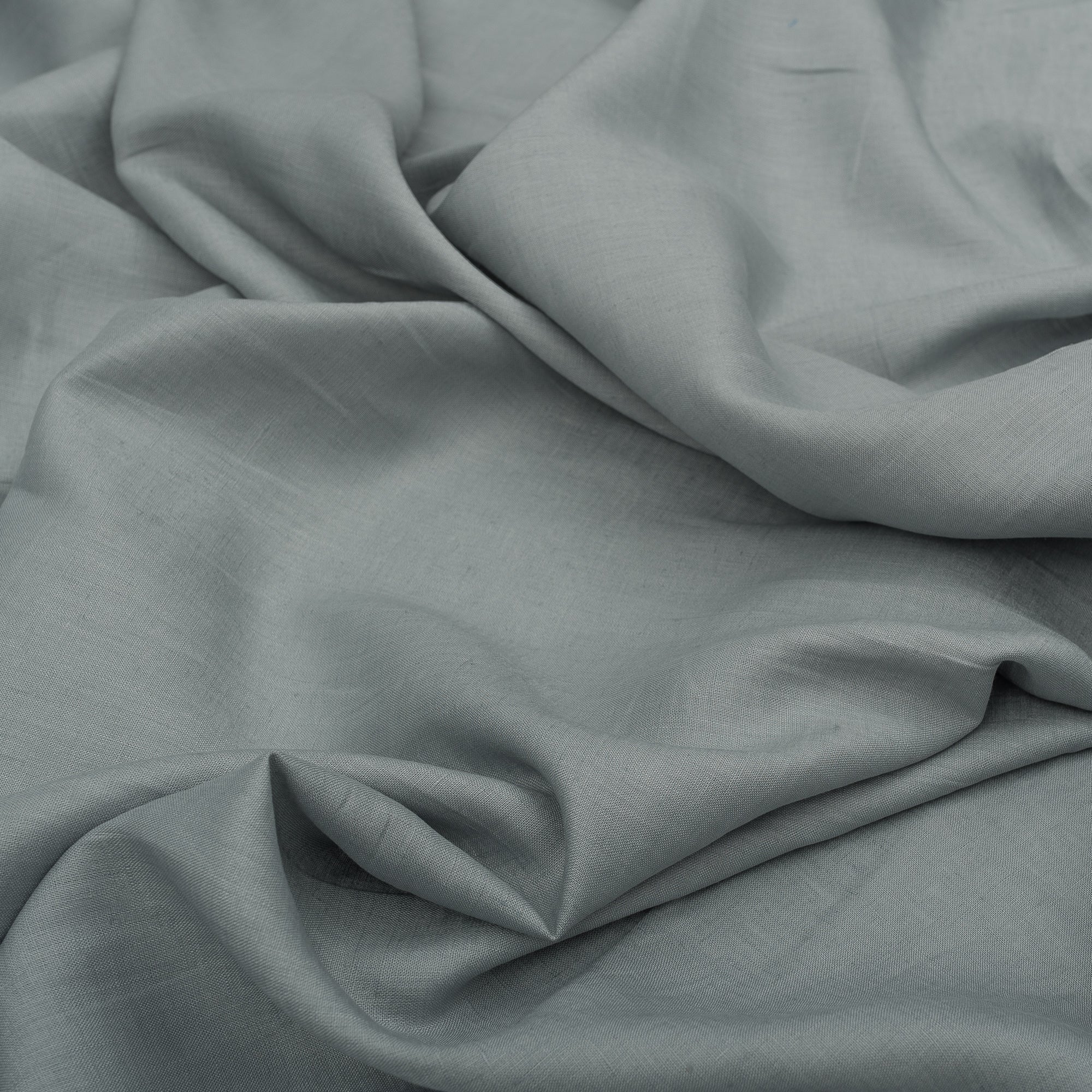 Slate 100% Linen Fabric