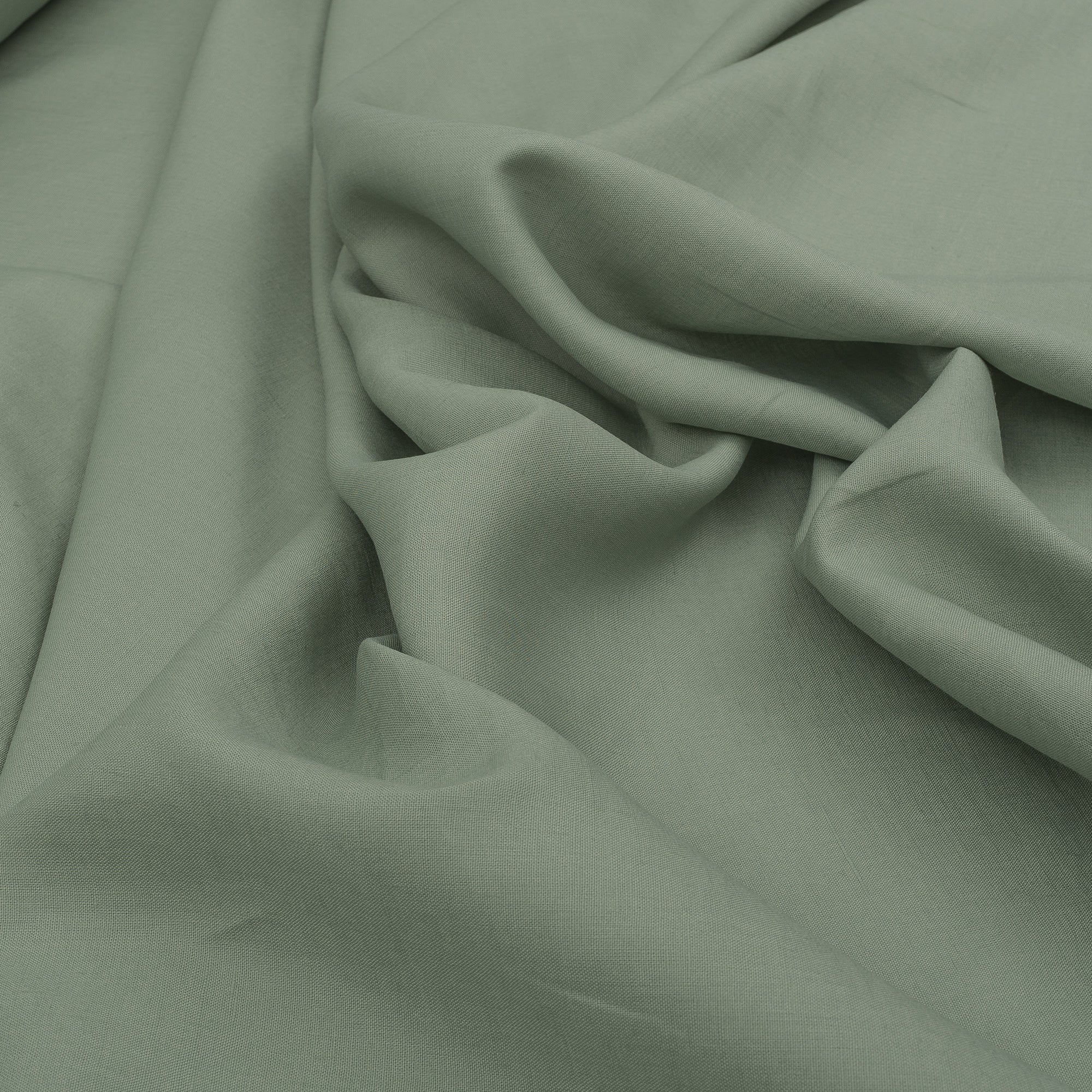 Soft Moss 100% Linen Fabric