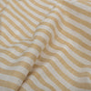 Striped Honey 100% Linen Fabric