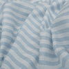 Striped Sky 100% Linen Fabric