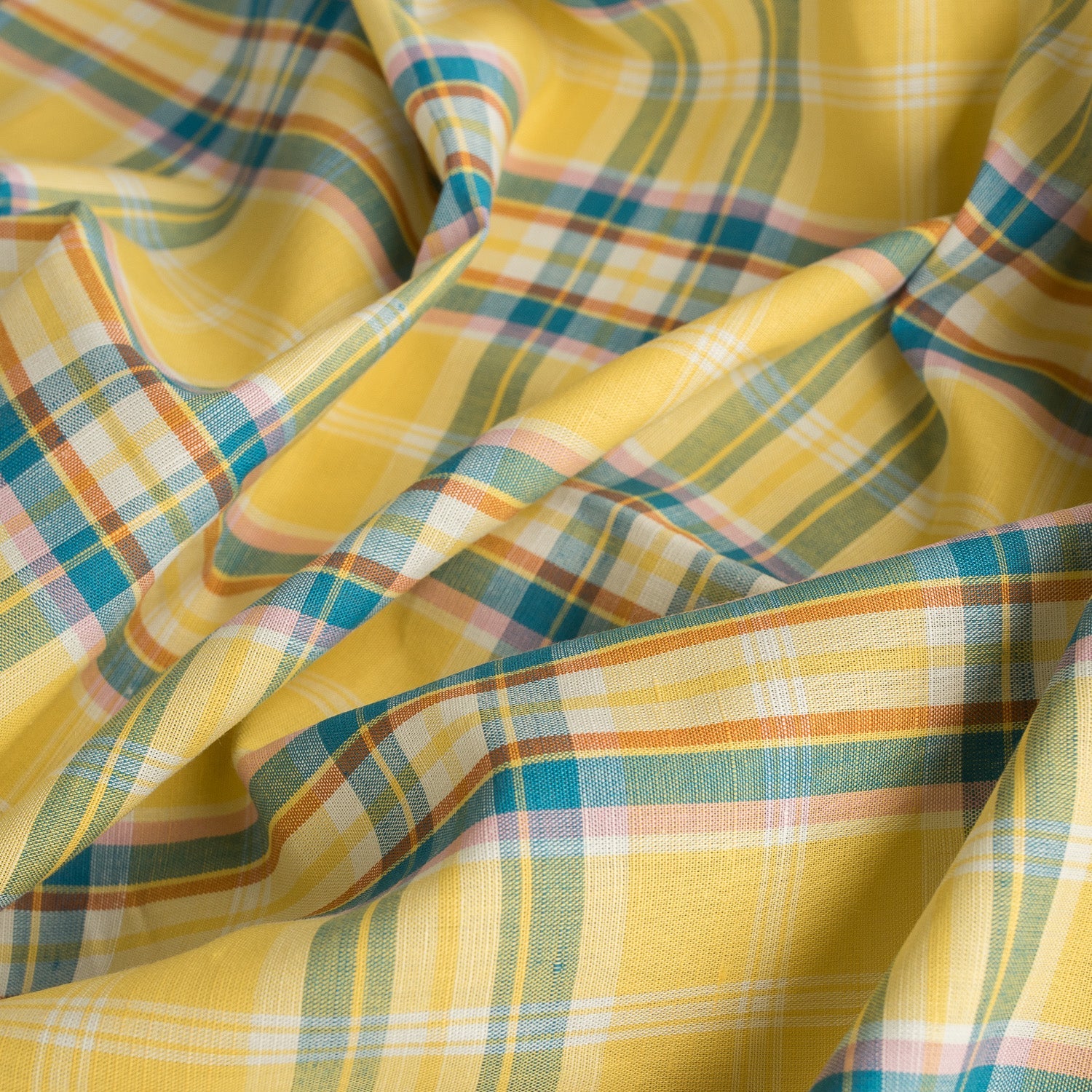 Summer in Bahamas Linen Blend Fabric