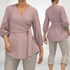 Tammi Wrap Top Multi-Size Sewing Pattern - PDF