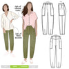 Victor Woven Jean Multi-Size Sewing Pattern - hard copy-Sewing Patterns-Style Arc-10-22-de Linum