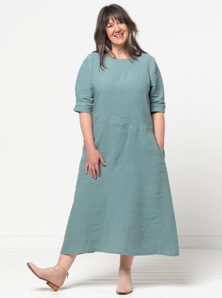 Yvette Woven Dress Multi-Size Sewing Pattern - hard copy